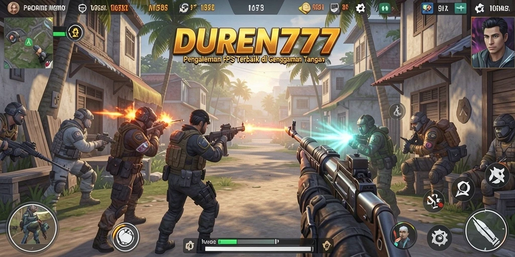 Tangkapan layar DUREN777 menampilkan aksi pertempuran yang mendebarkan.