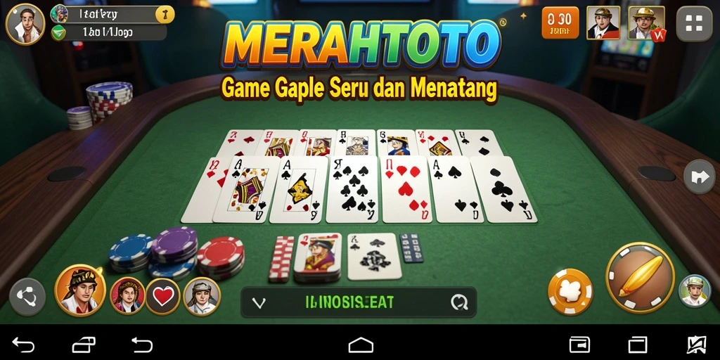 Tampilan gameplay MERAHTOTO yang menarik dan interaktif.
