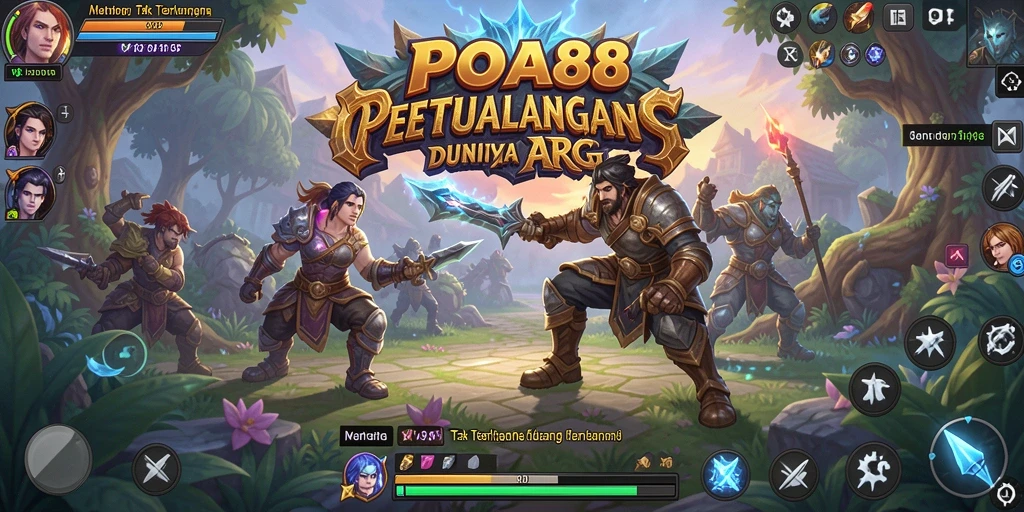 Screenshot gameplay POA88 yang menakjubkan dalam petualangan ARPG.
