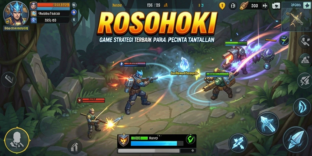 Tampilan gameplay <strong>ROSOHOKI</strong> yang menegangkan dan penuh strategi.